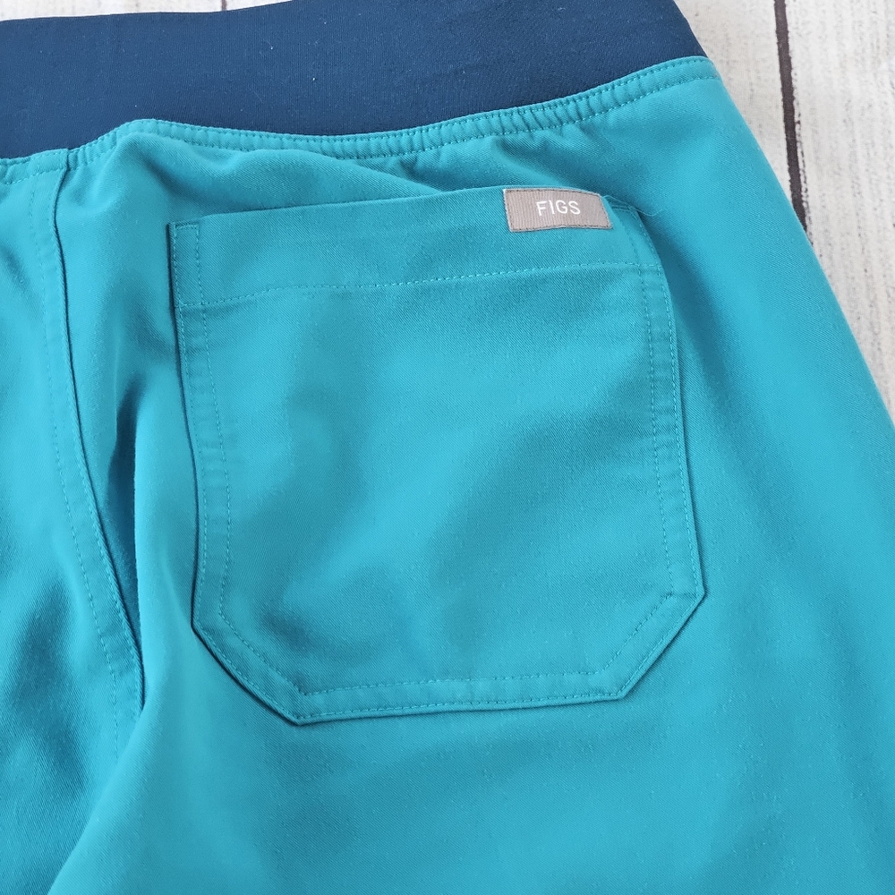 Tall Figs Pants Women's XS Tall, Teal, Good Used Condition GUC - Picture 10 of 10